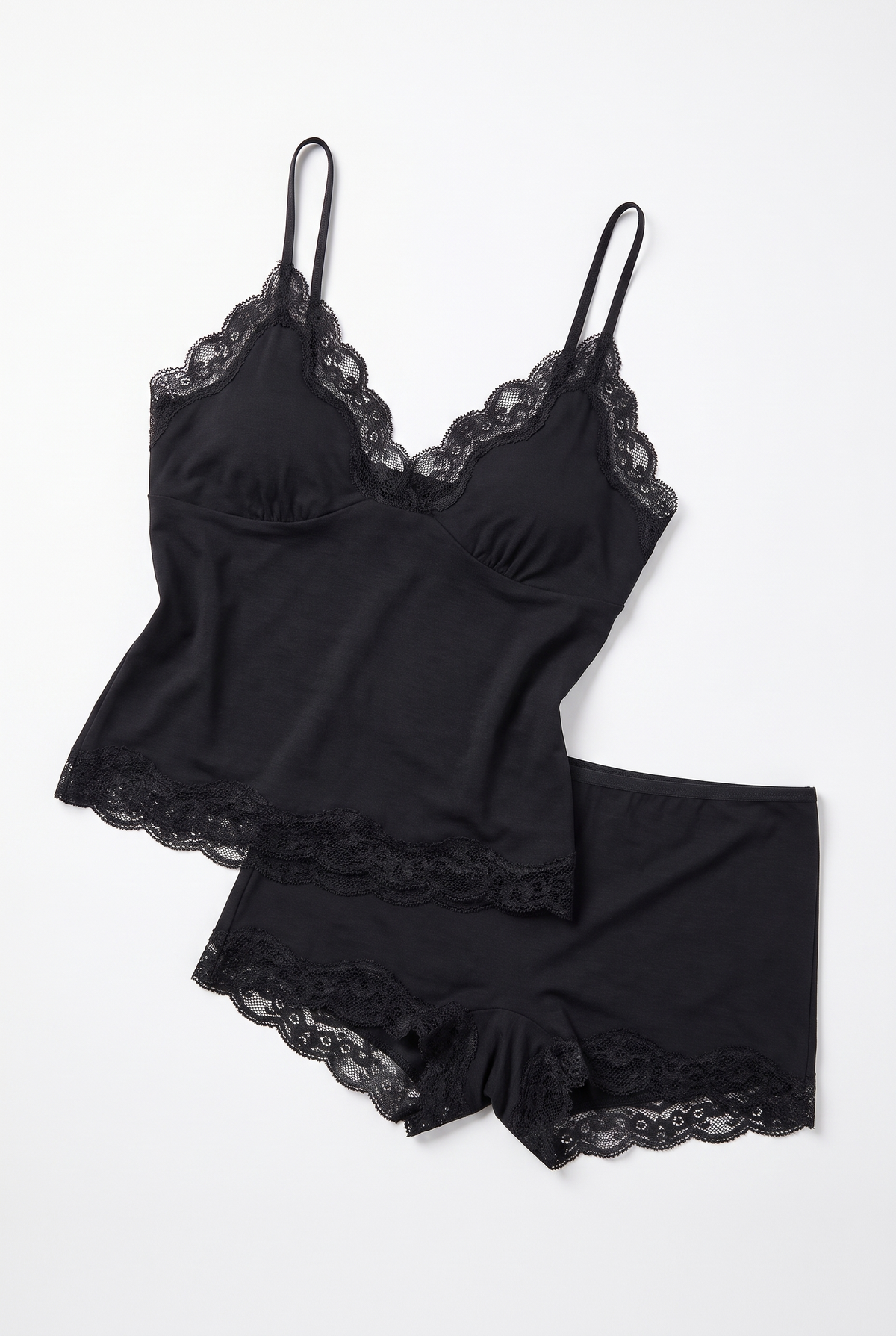 Chloe Lace Black Pajamas